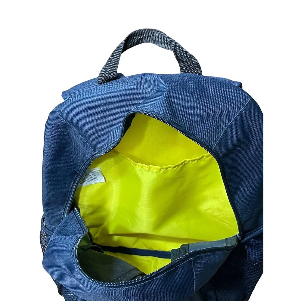 Reebok Backpack With Side Mesh Pockets & Neon Yellow Interior - Picture 7 of 12